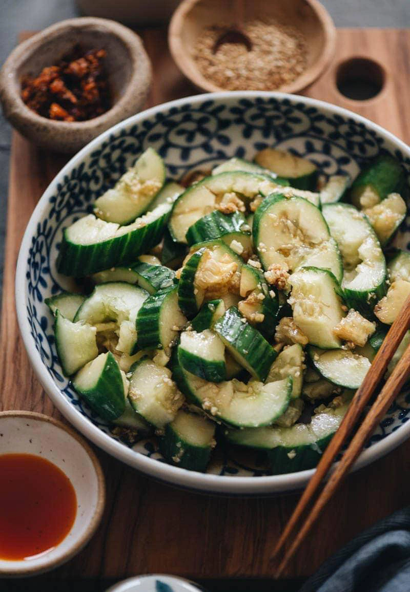 Komkommer salade Komkommer salade
